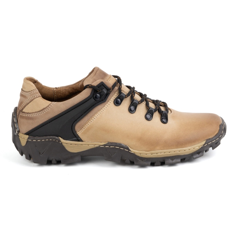 Olivier Chaussures de trekking homme 116 marron clair beige