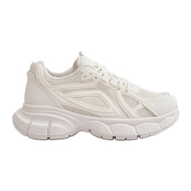 Baskets Femme Chaussures De Sport Blanc Timoci