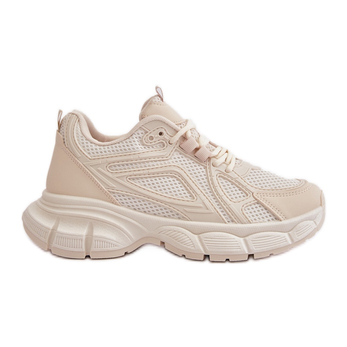 Baskets De Sport Femme Beige Timoci