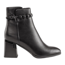 Bottines femme élégantes noires le noir