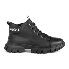 Bottines à lacets femme Sergio Leone noires le noir Bottines à lacets femme Sergio Leone noires le noir
