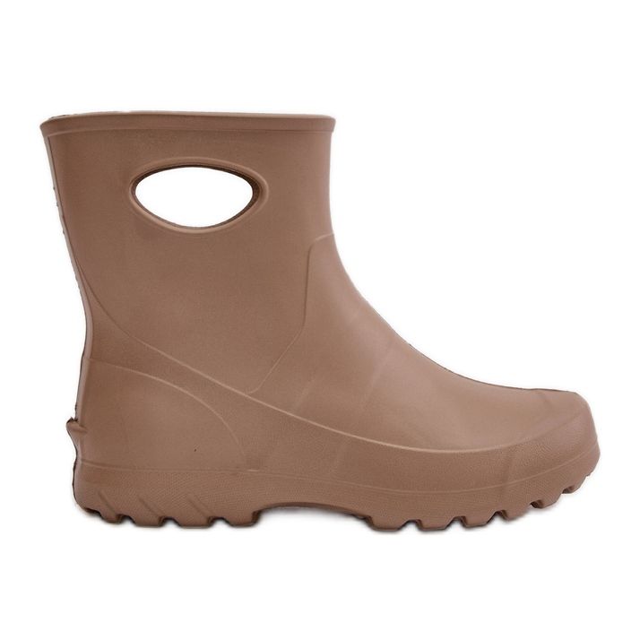 Bottines En Caoutchouc Imperméables Femme LEMIGO Garden 752 Camel brun