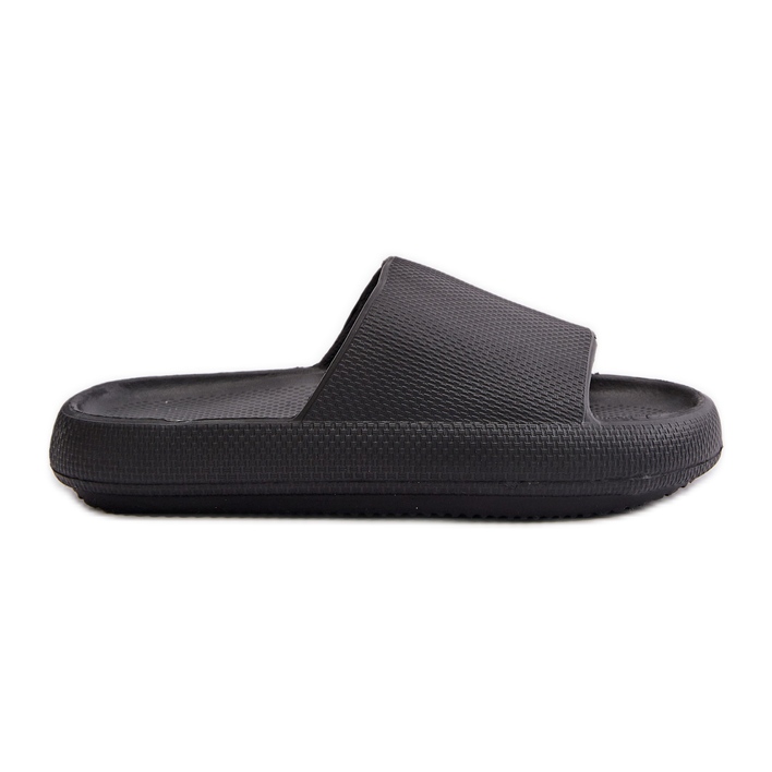 Tongs Femme Légères en Mousse à Semelle Épaisse, Noir Querceria le noir