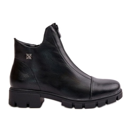 Bottes isolées pour femmes en cuir écologique Noir Verietta