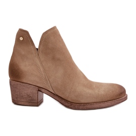 Zazoo 60475 talons en daim isolés beige