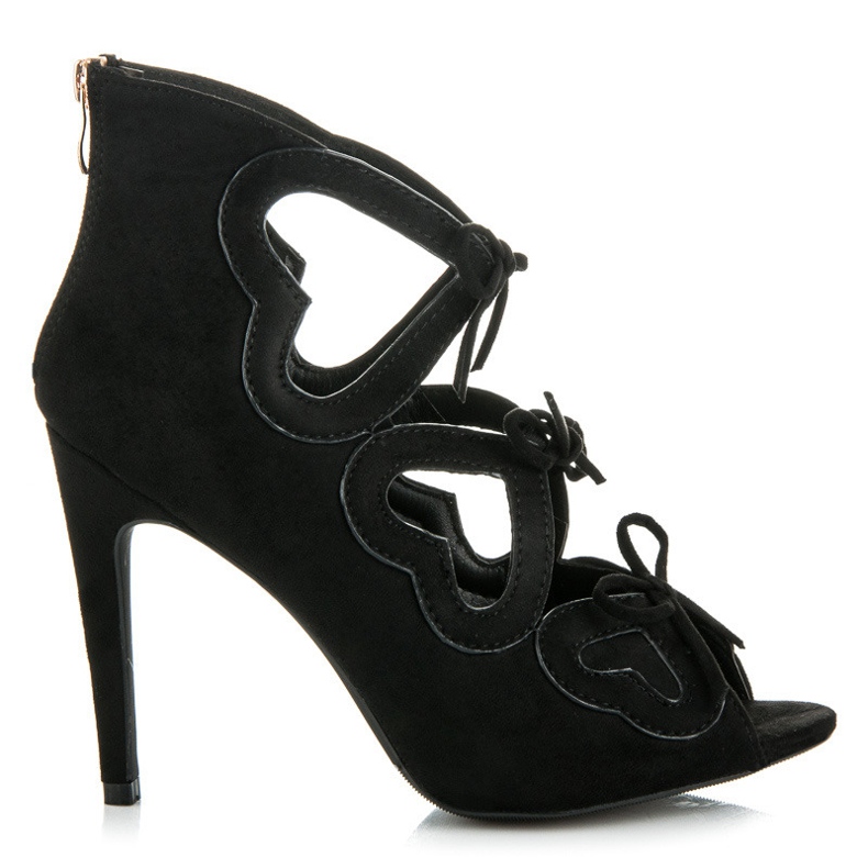 Vices Sandales femme à lacets le noir