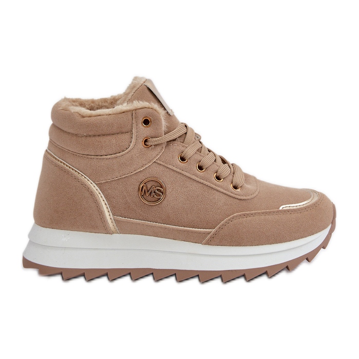 Chaussures De Sport Isolées Pour Femme Sur Plateforme Kaki Ariatte beige