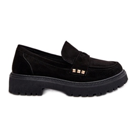 Chaussures Ajourées Femme Mocassins Noir Tannes le noir