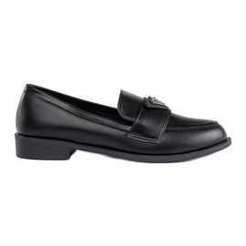 Mocassins femme élégants noirs