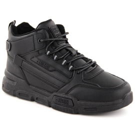 Chaussures de sport montantes isolées pour hommes, noires Big Star OO174587