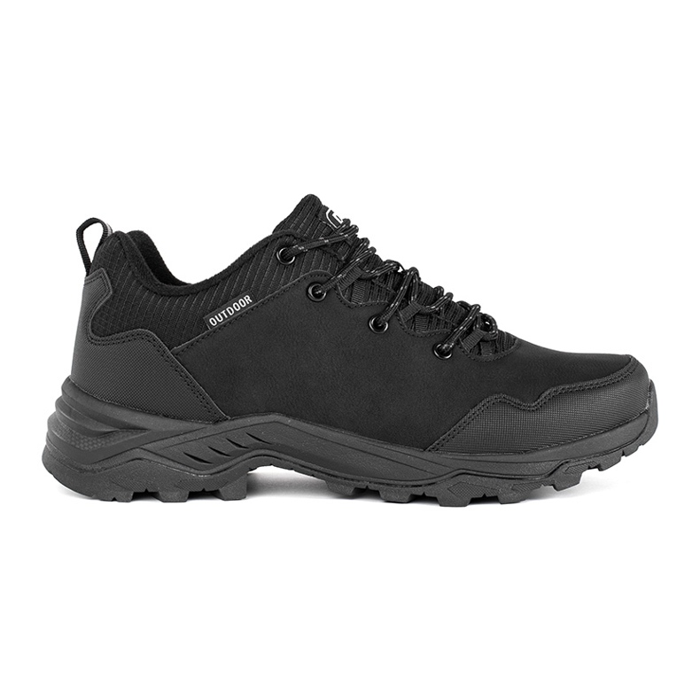 DK Chaussures de trekking noires pour hommes le noir