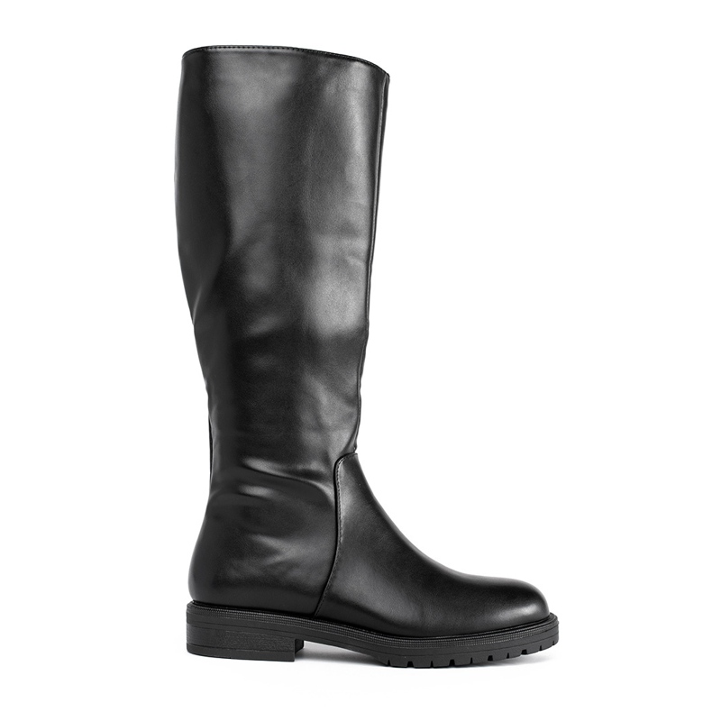 Bottes noires pour femmes de Sergio Leone le noir