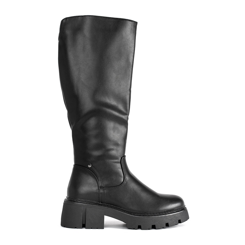 Bottes noires pour femmes de Sergio Leone le noir