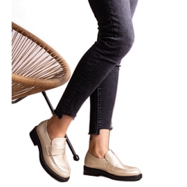 Mocassins élégants Élodie dorés