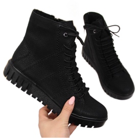 Bottes isolées Rieker W R279B, noir le noir