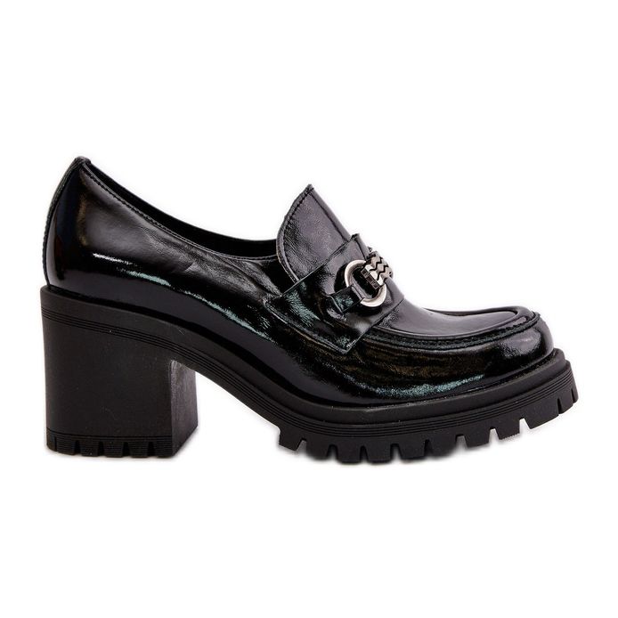 Zazoo 20175 Chaussures en Cuir Verni à Talon Haut pour Femme, Cuir Naturel, Noir le noir Zazoo 20175 Chaussures en Cuir Verni à Talon Haut pour Femme, Cuir Naturel, Noir le noir