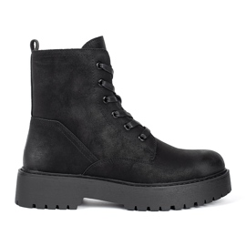 Bottines noires pour femmes sur la plateforme Sergio Leone
