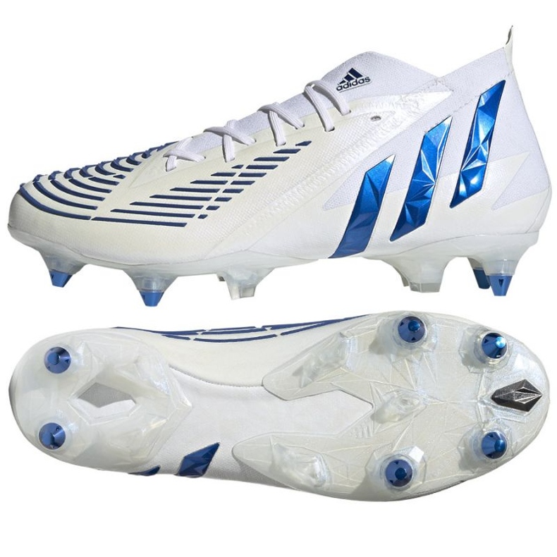 Chaussures de football Adidas Predator Edge.1 SG GY5686 blanche