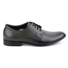 Olivier Chaussures habillées en cuir pour hommes 292lu gris Olivier Chaussures habillées en cuir pour hommes 292lu gris