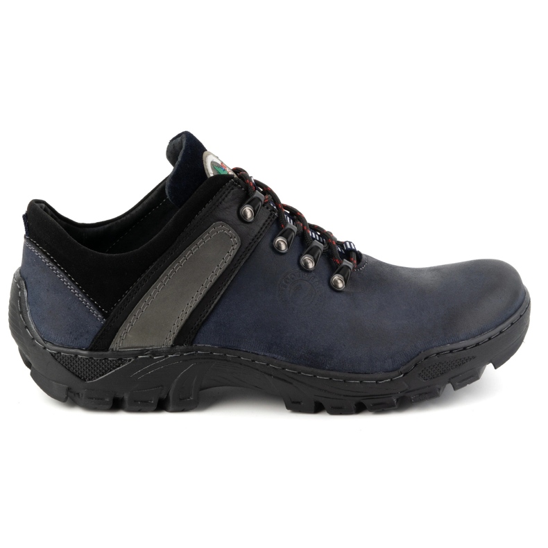 Olivier Chaussures de trekking en cuir pour homme 311GT, bleu marine