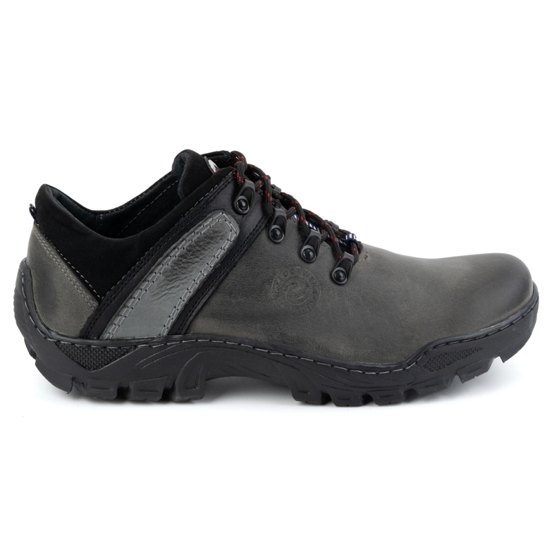 Olivier Chaussures de trekking en cuir pour hommes 311GT, grises