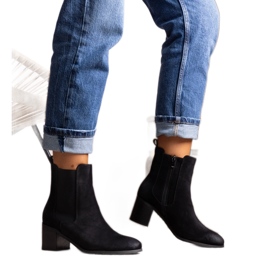Bottines à talons hauts Sabriya noires le noir
