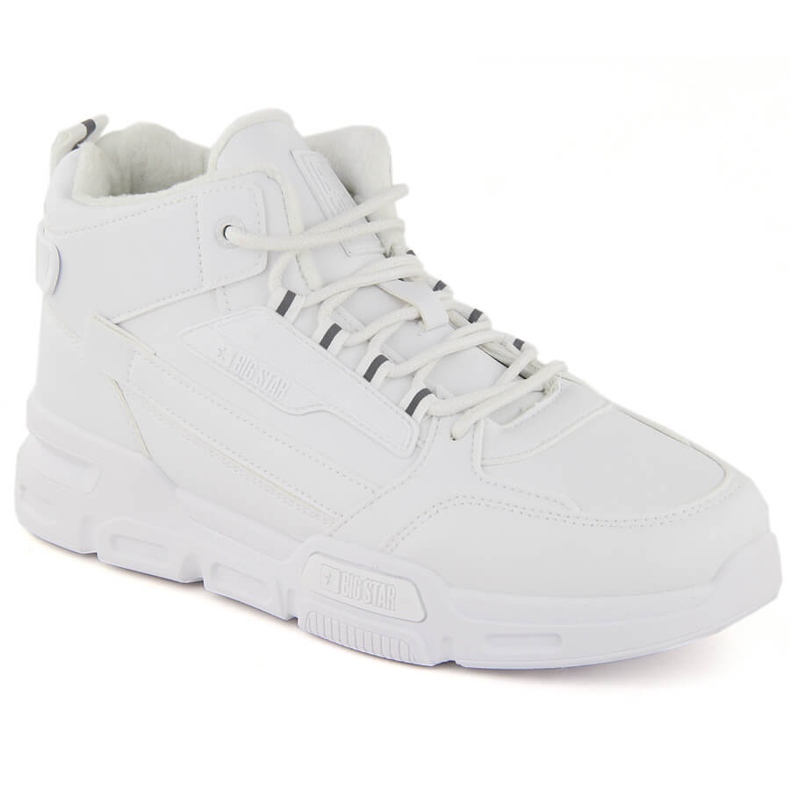 Chaussures de sport montantes isolées blanches pour homme Big Star OO174588