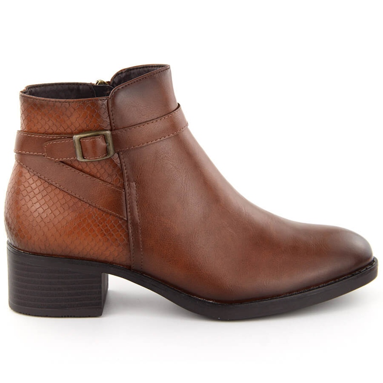 Bottes isolées à talons hauts pour femmes marron Potocki 12280 brun