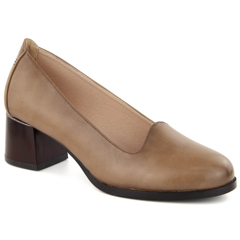 Chaussures à talons femme beiges Potocki 12545