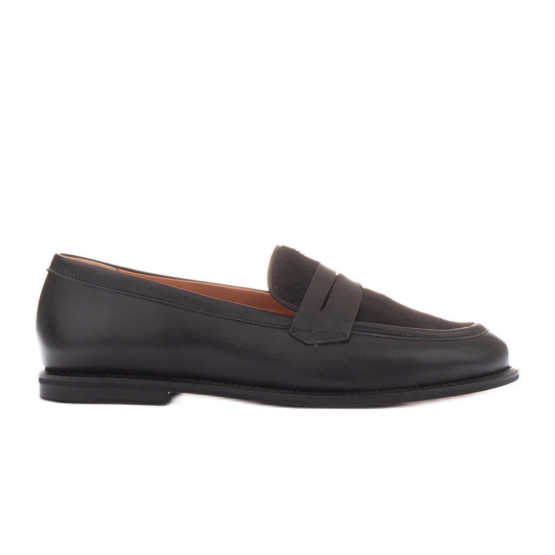 Marco Shoes Mocassins Lorenzo Pony le noir