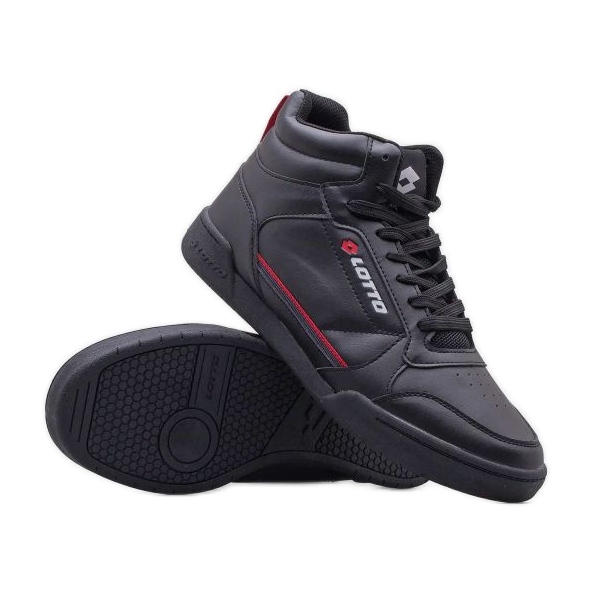 Chaussures Lotto Nandu mi-hautes 400370U-1130 le noir