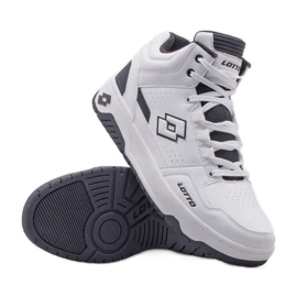 Chaussures Lotto Pivoot mi-hautes 2400110U-1011 blanche