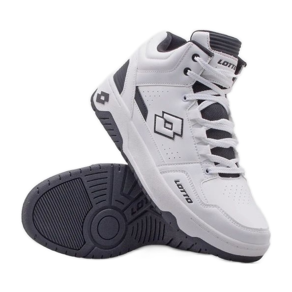 Chaussures Lotto Pivoot mi-hautes 2400110U-1011 blanche