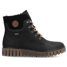 Bottes noires imperméables pour femmes Rieker Y3433-00
