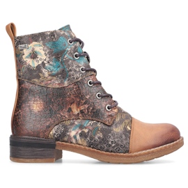 Bottes femme, bottes isolées et imperméables Rieker 94611-90 brun
