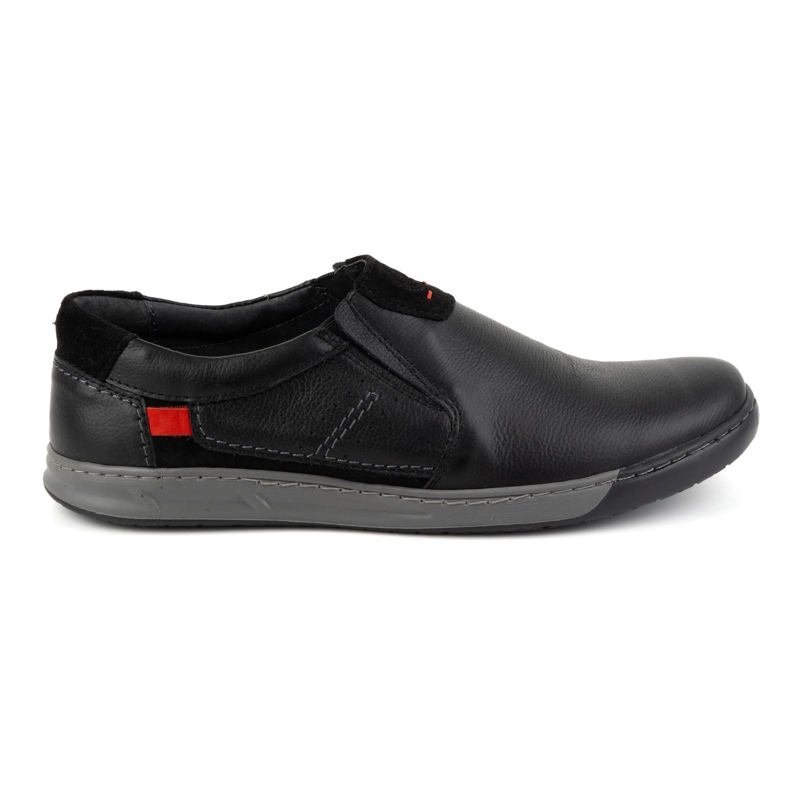 KOMODO Chaussures homme, mocassins en cuir 934K, noir le noir KOMODO Chaussures homme, mocassins en cuir 934K, noir le noir