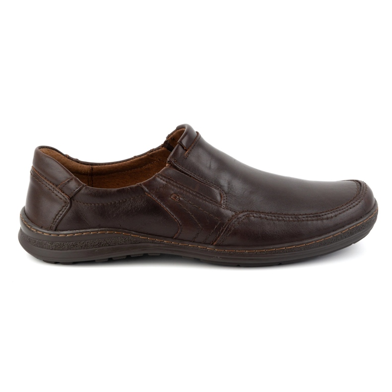 Olivier Chaussures slip-on en cuir pour hommes 790MP marron brun Olivier Chaussures slip-on en cuir pour hommes 790MP marron brun
