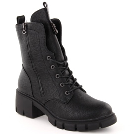 Bottes S.DASZYŃSKI pour femme noir