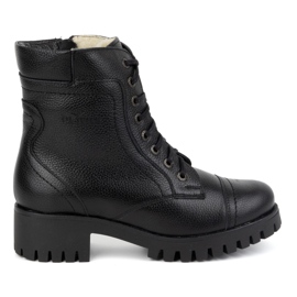 Olivier Bottes cuir femme isolées 272BB grain noir le noir