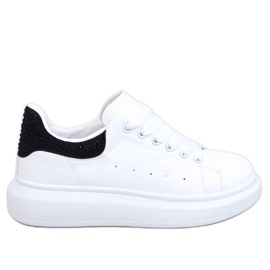 Baskets à plateforme Berdine Whiteblack blanche