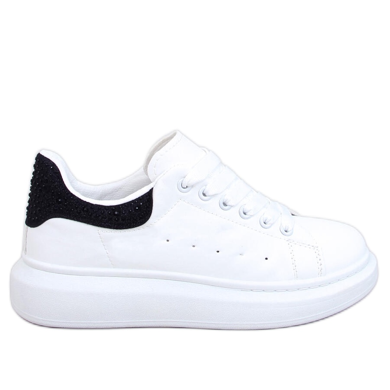 Baskets à plateforme Berdine Whiteblack blanche