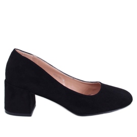 Escarpins à talon confortables Fredette Black le noir