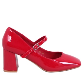 Mary Jane Valonis Escarpins à talons hauts rouges Mary Jane Valonis Escarpins à talons hauts rouges