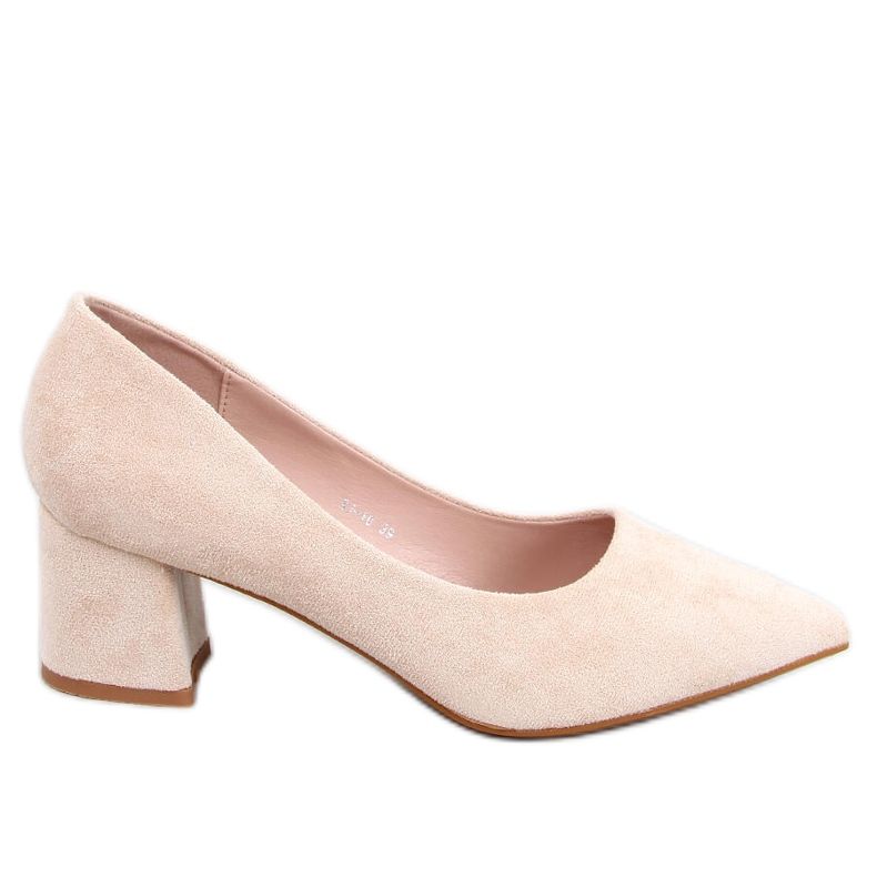 Escarpins à petit talon Farrin Beige