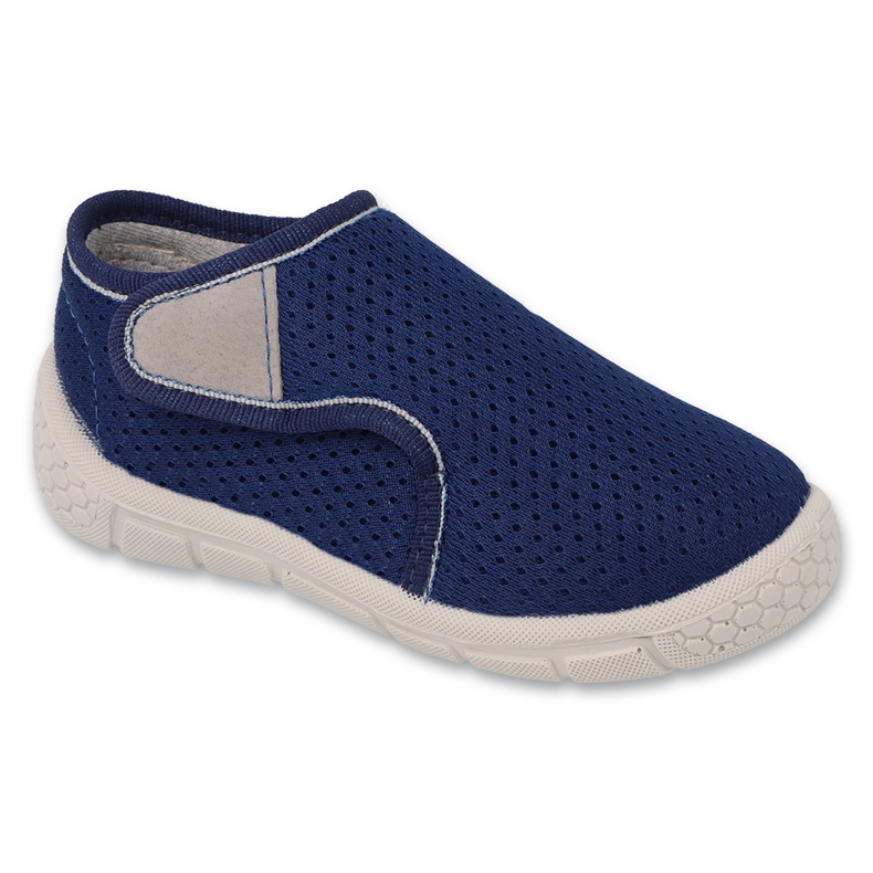 Befado chaussons enfants avec Velcro 536P006 bleu marine
