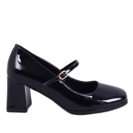 Maddoi Escarpins vernis noirs à talons hauts le noir