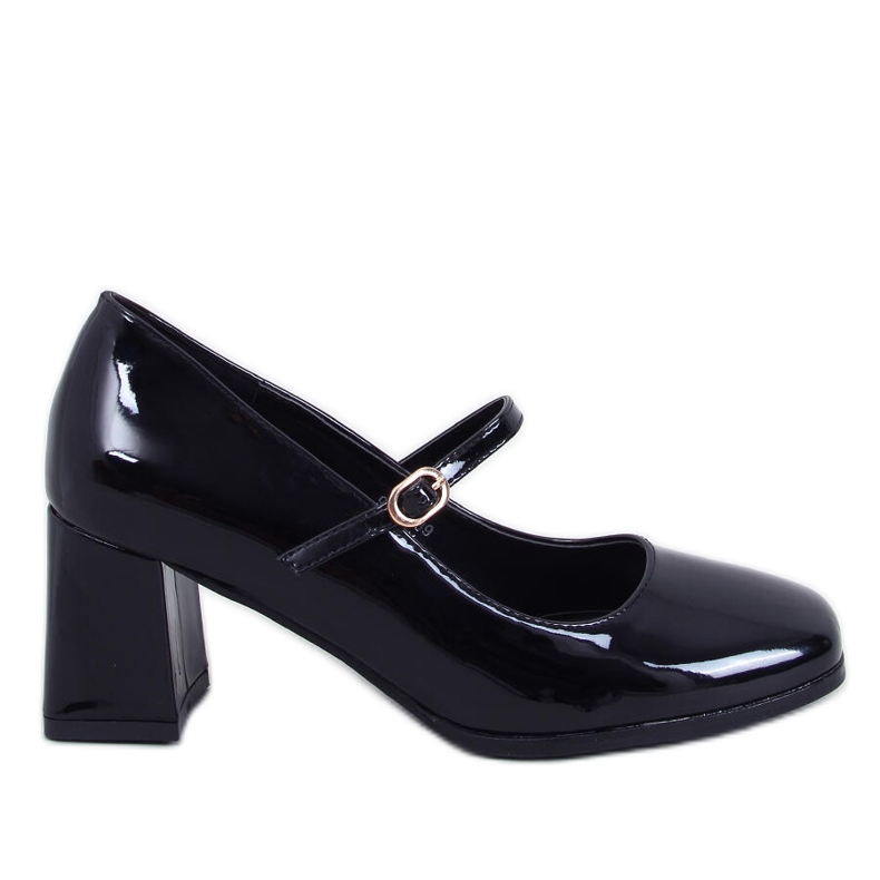 Maddoi Escarpins vernis noirs à talons hauts le noir