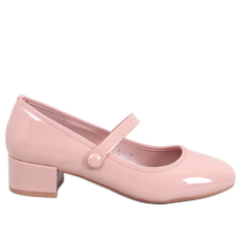 Ballerines vernies à talons hauts Weinis Nude beige Ballerines vernies à talons hauts Weinis Nude beige