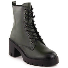 Bottes isolées femme, vert Vinceza 58329