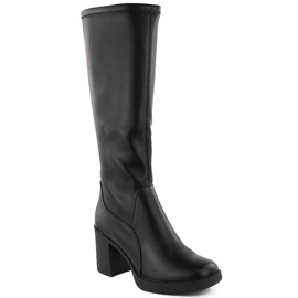 Bottes isolées noires pour femmes Sergio Leone KZ257
